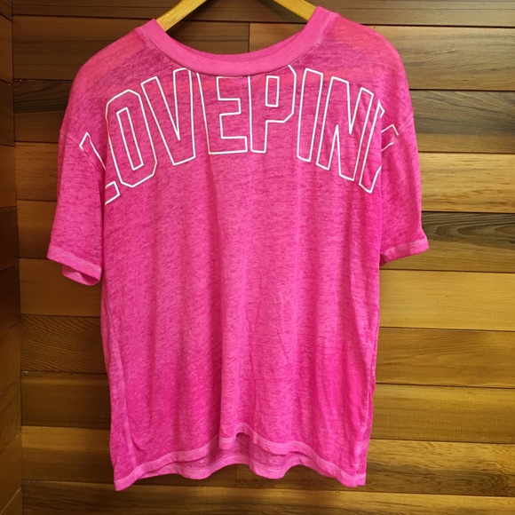 PINK Victoria's Secret Tops - PINK Victoria's Secret Burnout T-Shirt